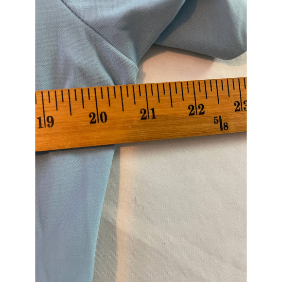 New GownTown Womens 1950s Cape Collar Vintage Swing Stretchy Blue White Dress 2X - Picture 9 of 12